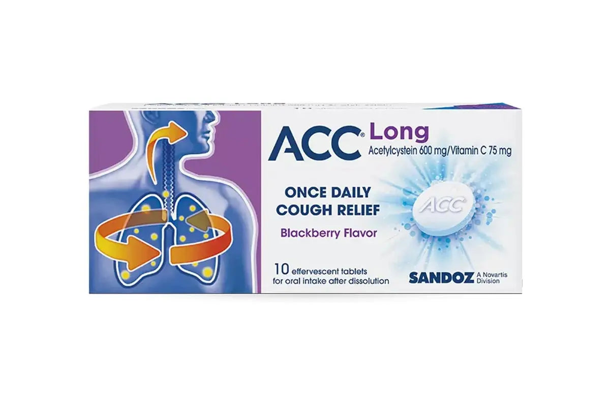 Acc long 600 mg 10 tablets