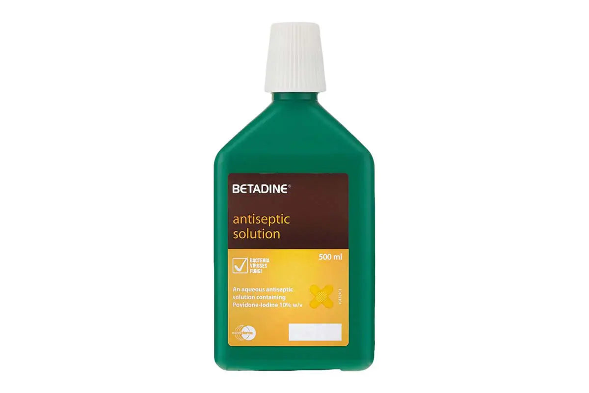 Betadine antiseptic solution 10% 500 ml