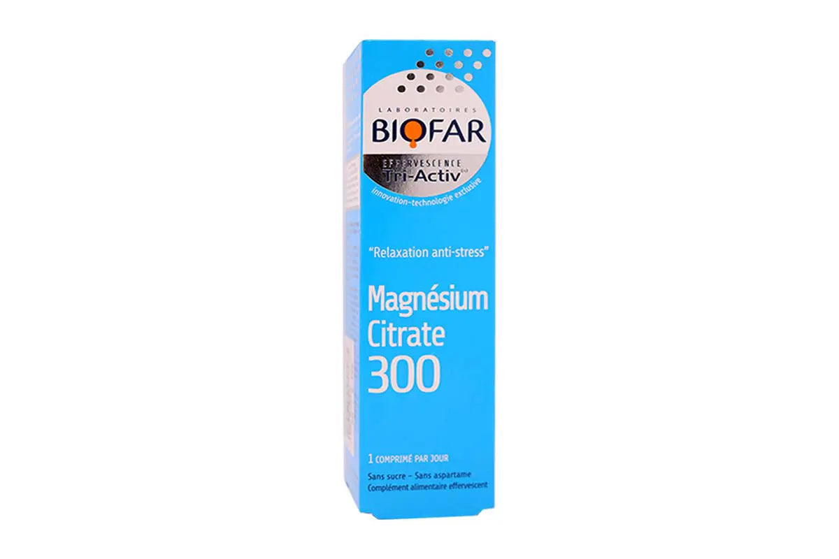 Biofar magnesium complex citrate 300 effervescent 15 tablets