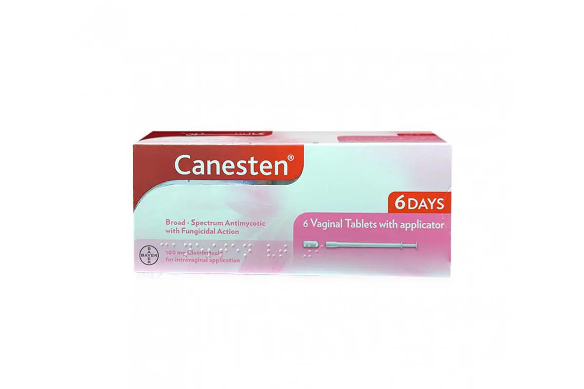 Canesten 0.1gm 6tab vaginal