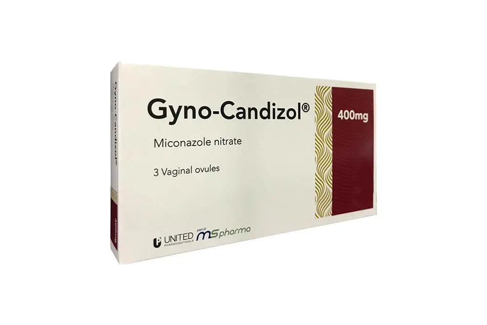 Gyno candizol 400 mg 3 vaginal ovules