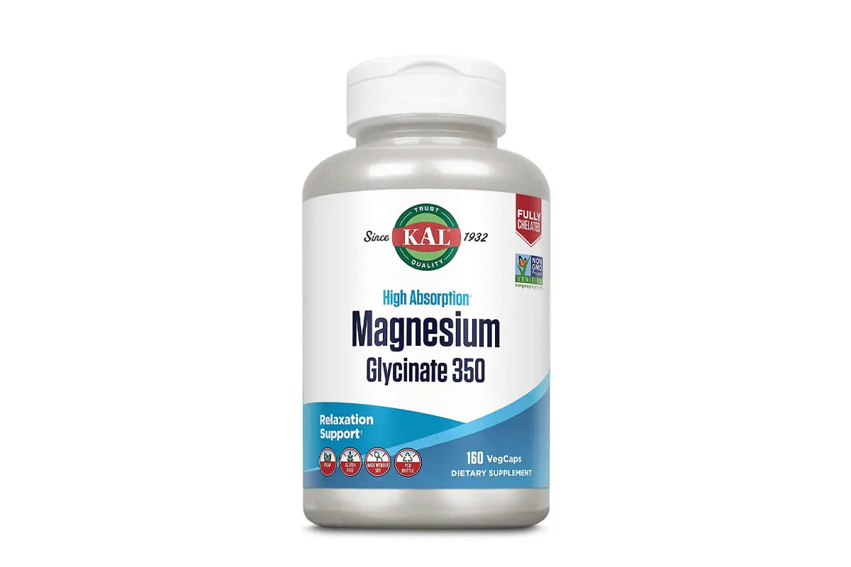 Kal magnesium glycinate 350 160 vegcaps