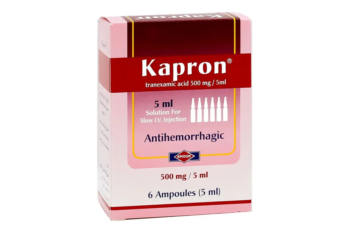 Kapron 500 mg/5ml solution for injection 6 ampoules