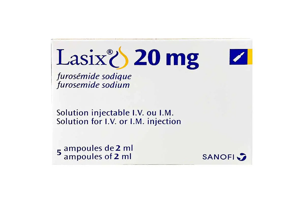 Lasix 20 mg solution for injection 2ml 5 ampoules