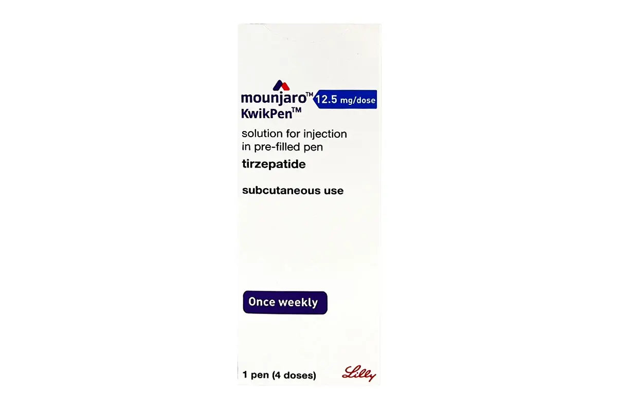 Mounjaro kwikpen 12.5 mg dose one weekly 1 pen 4 doses