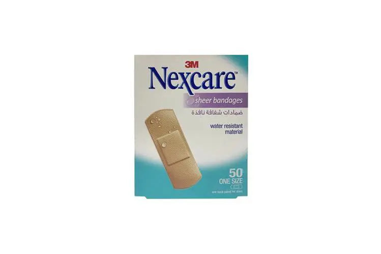 Nexcare sheer bandages orignal 50 strips