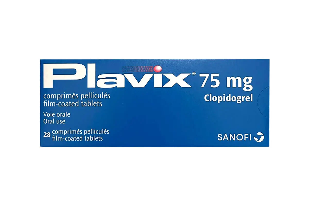Plavix 75 mg 28 tablets