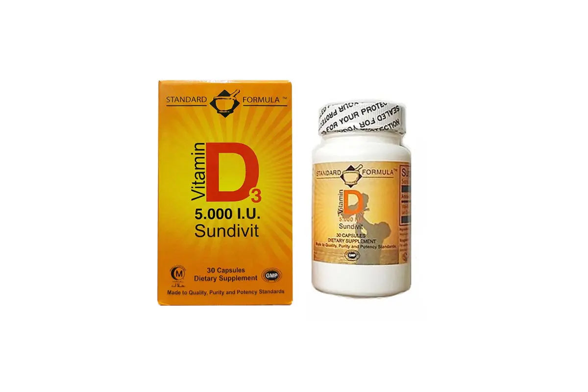 Standard sundivit vitamin d3 5000 iu 30 capsules