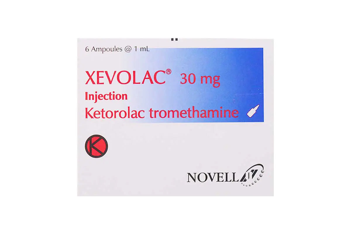 Xevolac 30 mg injection 6 ampules 1 ml