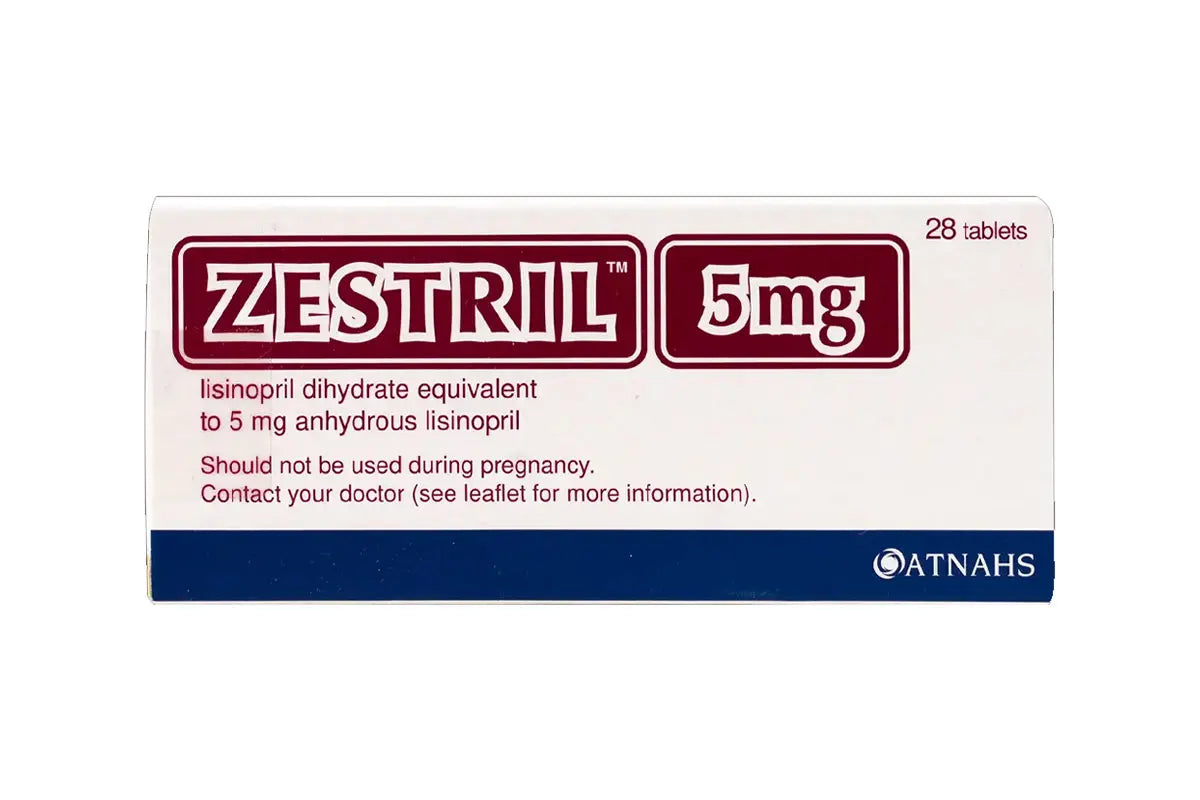 Zestril 5 mg 28 tablets