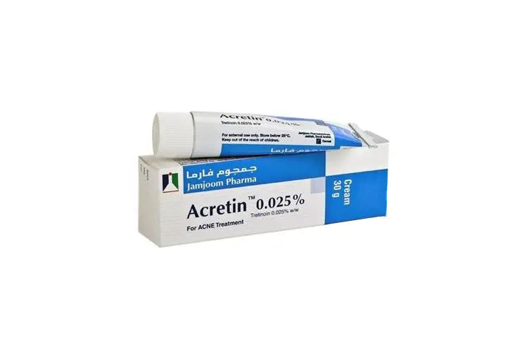 Acretin cream 0.025% 30 gm