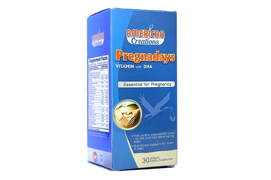 American creations pregnadays vitamin with dha 30 soft gels