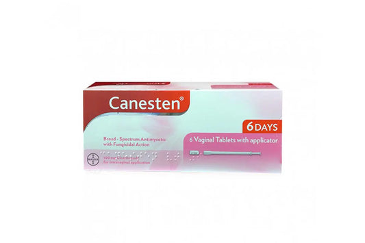 Canesten 0.1gm 6tab vaginal