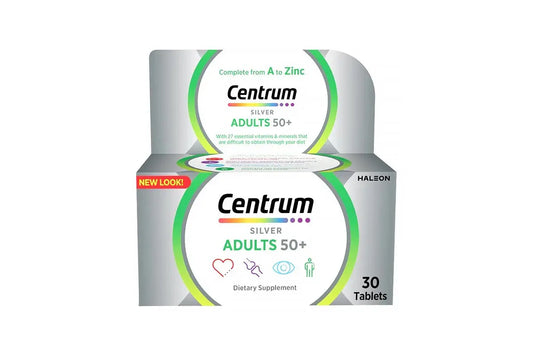 Centrum silver multivitamin for adults 50 plus 30 tablets