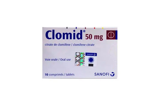 Clomid 50 mg 10 tablets