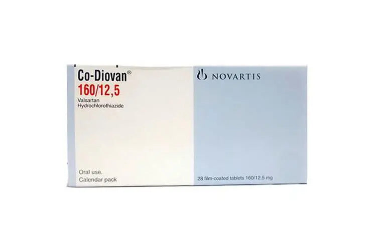 Co diovan 160 / 12.5 mg 28 tablets
