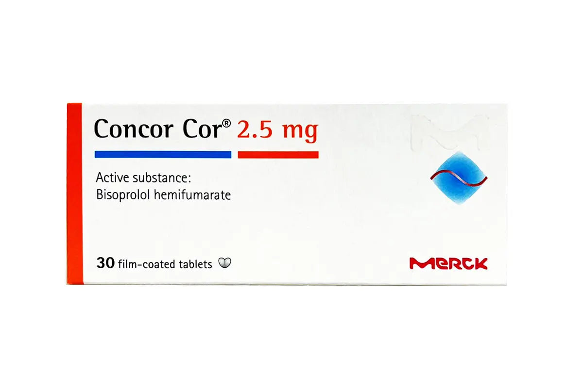 Concor cor 2.5 mg 30 tablets