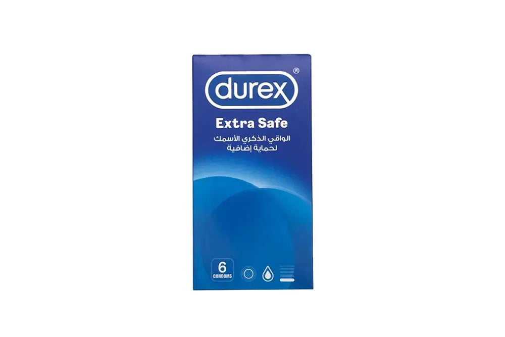 DUREX EXTRA SAFE 6 CONDOMS