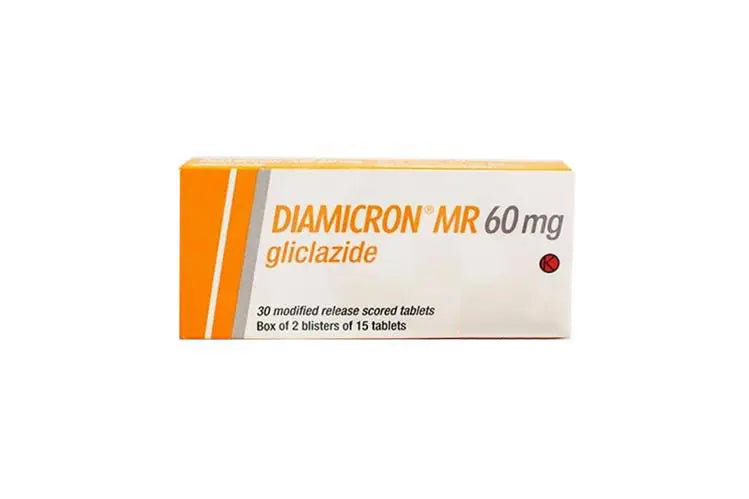 Diamicron mr 60 mg 30 tablets