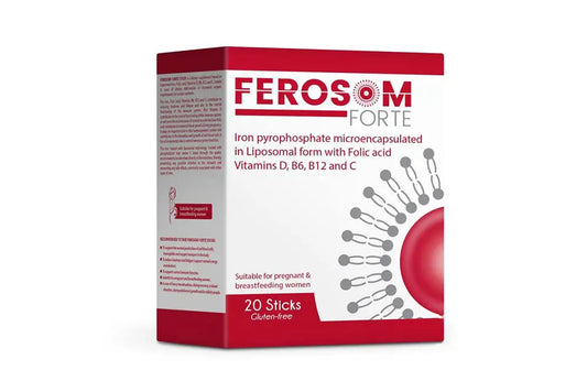 Ferosom forte 20 sticks gluten free