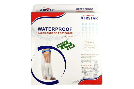 Firstar waterproof cast protector adult long leg fs-2105