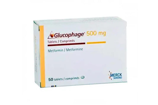 Glucophage 500 mg 50 tab