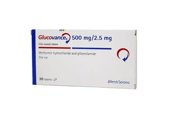 Glucovance 500 mg 2.5 mg 30 tablets