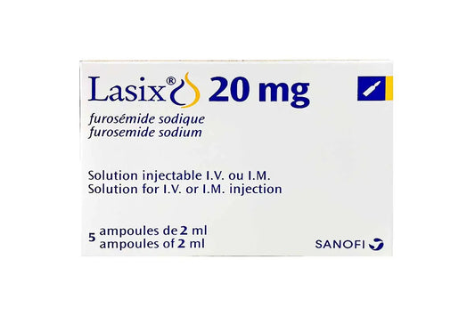 Lasix 20 mg solution for injection 2ml 5 ampoules