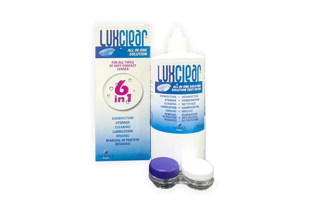 Lux clear 6 in 1 for contact lenses 360 ml