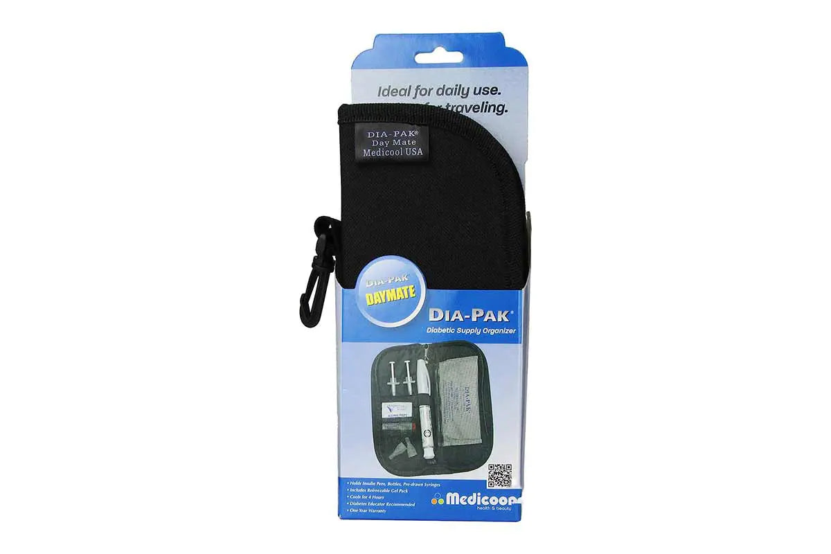 Medicool dia pak daymate diabetic supply organizer