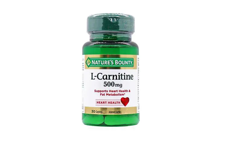 Natures bounty l carnitine 500mg 30 caplets