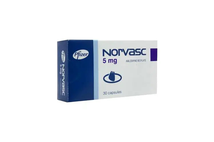 Norvasc 5 mg 30 capsules