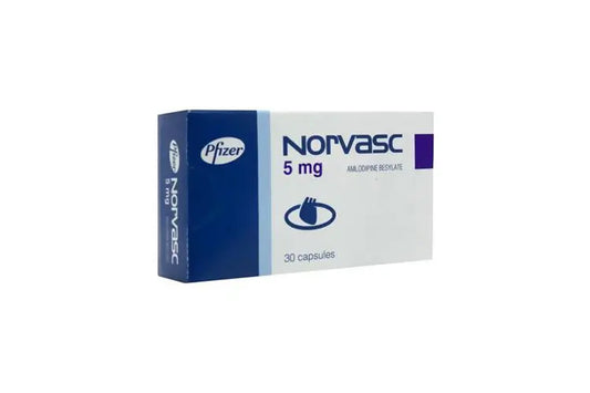 Norvasc 5 mg 30 capsules