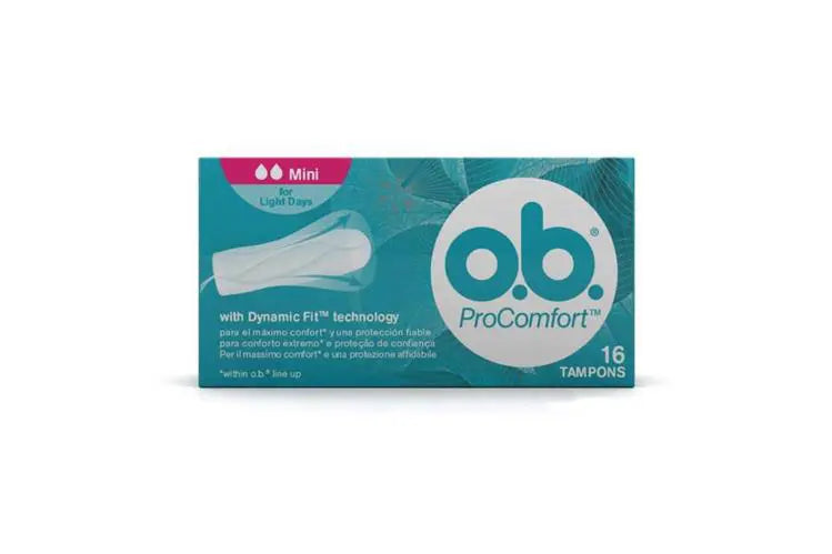 O b procomfort mini 16 tampons