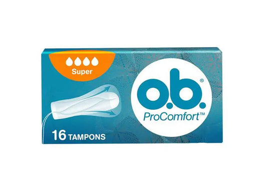 O b procomfort super 16 tampons
