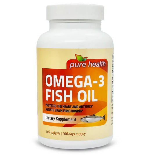 Pure health Omega 3 Fish Oil 100 Soft gels