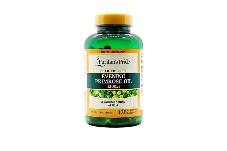 Puritans pride evening prime rose oil 1300mg 120 softgel