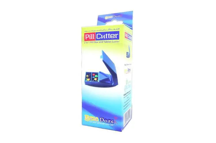 Qwik doze pill cutter