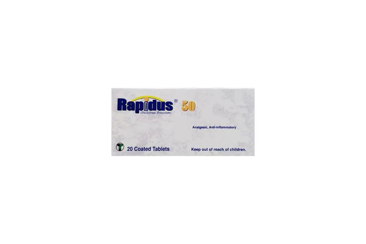 Rapidus tablets 50mg 20 tablet