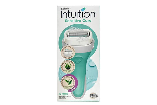 Schick intuition women sensitive care 4 blades hadndle 1 razor