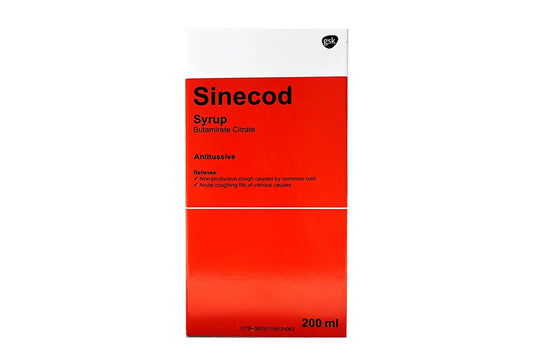 Sinecod syrup 200 ml