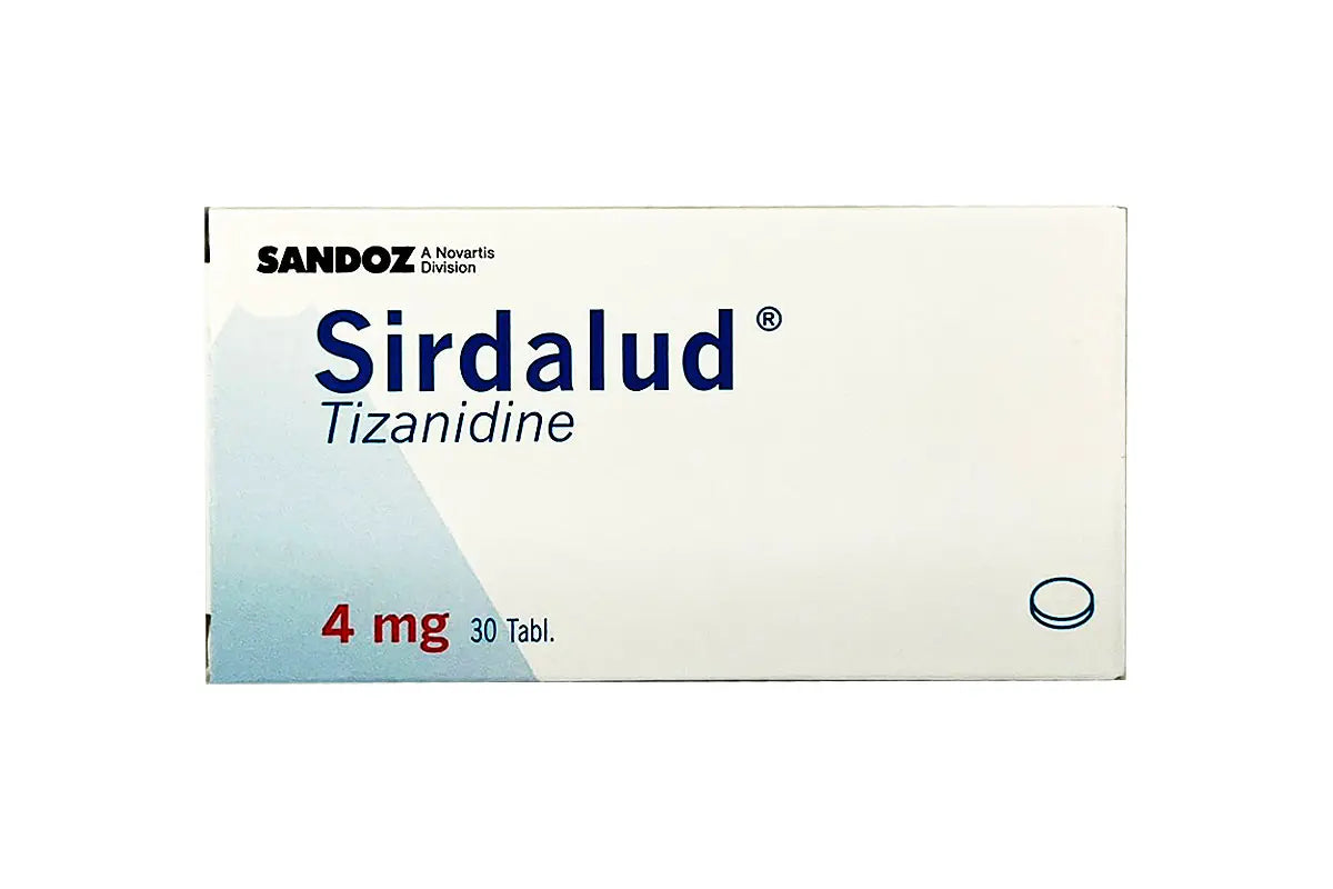 Sirdalud tablets 4 mg 30 tablets