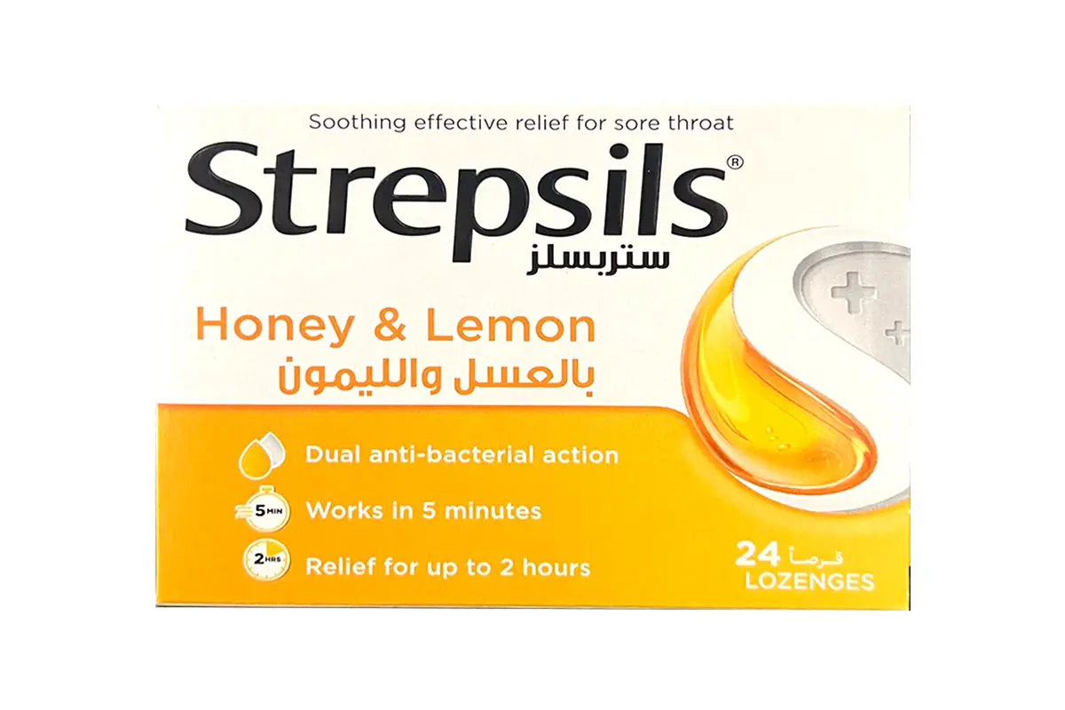 Strepsils honey lemon 24 lozenges