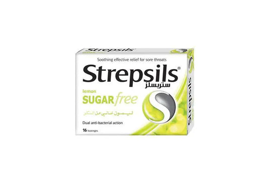 Strepsils lemon suger free 16 lozenges