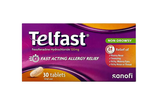 Telfast 120 mg 30 tablets