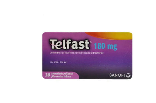 Telfast 180 mg 30 tablets
