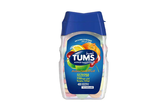 Tums extra strength 750mg 48 chewable tablets