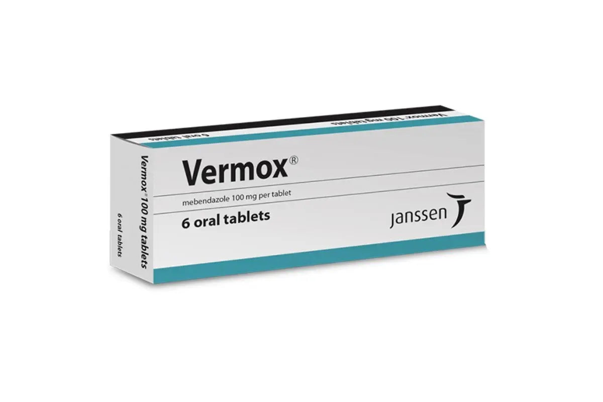 Vermox 100mg 6 tablets