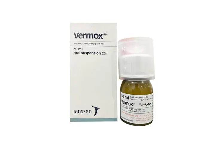 Vermox suspension 2% 20 mg 30 ml