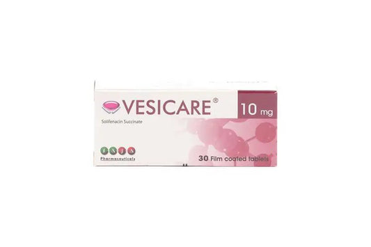 Vesicare 10 mg 30 tablets